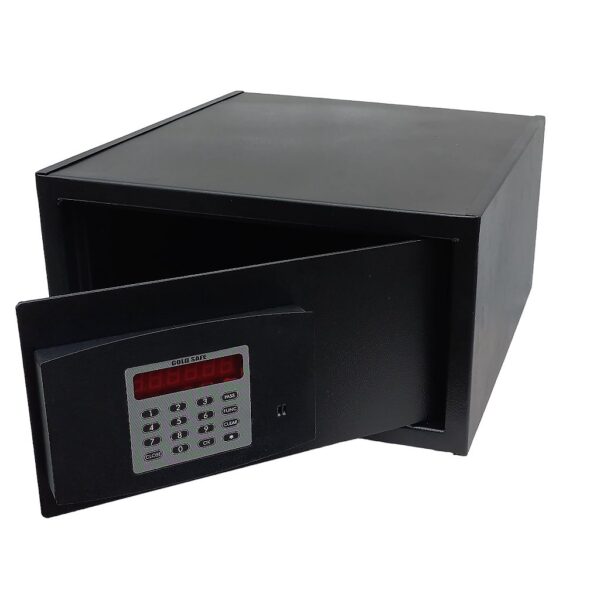 Cofre Eletrônico com Auditoria  Gold Safe Modelo Slim Black