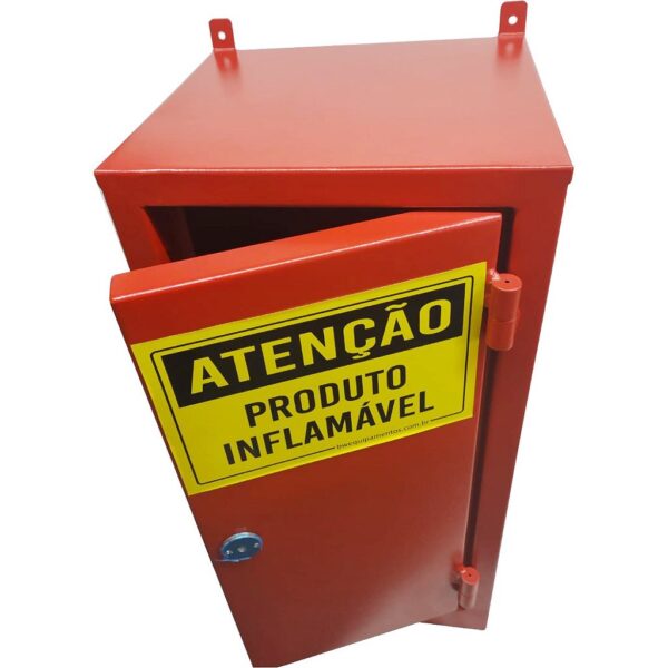 Armário Corta-Fogo para Inflamáveis Pequeno 80X40X35 CM